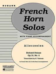 ALLERSEELEN FRENCH HORN SOLO cover